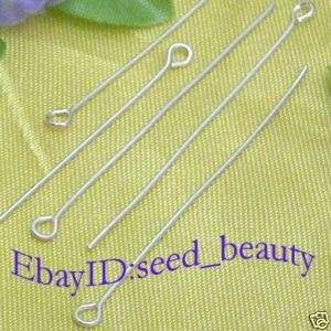 Fgp0268 500x Silver Plated Eye Pins s$1.5  