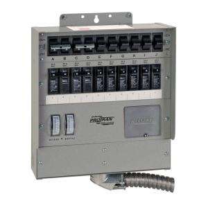 Reliance Controls 10 Circuit Heavy Duty Transfer Switch 30 Amp Q310C 