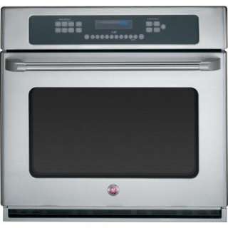 GE Cafe 30 In. Electric Convection Single Wall Oven in Stainless Steel 