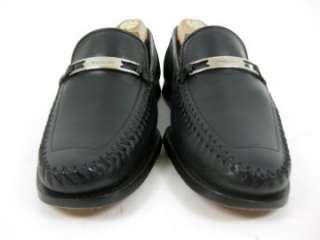 Bruno Magli BENNETT Black Leather Signature Bit Dress Loafer Shoes 7 M 
