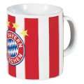 FC Bayern München Kaffeetasse Tasse Kaffeebecher Stripes Fanartikel