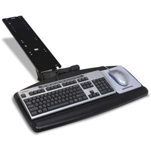 3M AKT90LE Easy Adjust Keyboard Tray with Standard Platform at 
