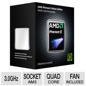 AMD HD96ZTWFGRBOX Phenom II X4 960T Black Edition Processor   Quad 