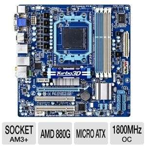  REV3.1 AMD 8 Series AM3+ Motherboard   Micro ATX, Socket AM3+, AMD 
