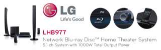 LG LHB977 Network Blu ray Disc Home Theater System   5.1 Chanel, 1080p 