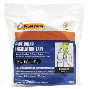 Frost King E/O 2 In. X 15 Ft. Foam and Foil Pipe Wrap Insulation Tape 