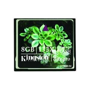 Kingston CF/8GB S2 Elite Pro CompactFlash Card   8GB  