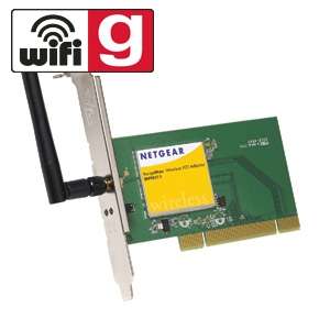 Netgear WPN311 PCI Wireless Adapter   108Mbps, 802.11g, with RangeMax 