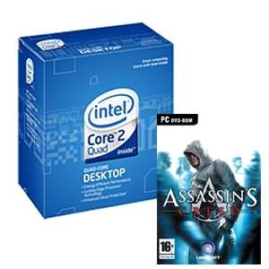 Intel Core 2 Quad Q9400 CPU FREE PC Game Bundle   FREE Assassin’s 