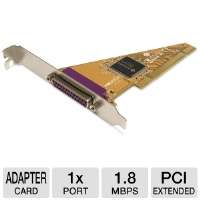 StarTech PCI1P2 1 Port PCI Parallel Adapter Card   1 Port, PCI/PCI 