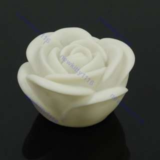 New Changing 7 Color LED Rose Flower Candle Party Light  