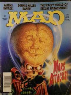 MAD Magazine #353   January 1997   Mars Attacks  