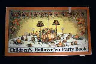 Rare Vintage Beistle Halloween Party Decorations Book  