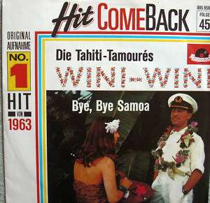 DIE TAHITI TAMOURES Wini Wini + Bye Samoa / MINT    