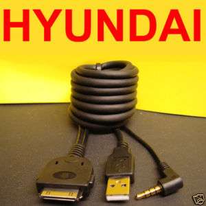 HYUNDAI 08620 2L000 iPOD iPHONE USB 3.5MM INPIT CABLE  