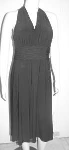 EVAN PICONE BLACK ROUCHED COCKTAIL DRESS 14 NWT $99  
