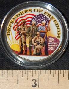   IKE Eisenhower Dollar Defenders of Freedom Commemorative in BOX  
