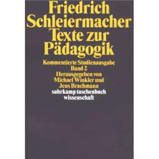   Daniel Ernst Schleiermacher, Jens Brachmann, Michael Winkler Bücher