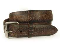   Oil Tanned Top Grain Genuine Vintage Retro Crack Finish Leather Belt