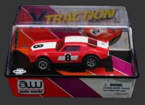 AW 71 Racing Camaro Red HO Slot Car  
