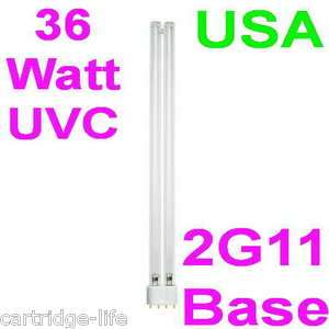 36W 36Watts UV Sterilizer Replacement Bulb 2G11 Base Germicidal Lamp 