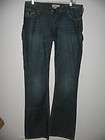 PRVCY Womens $179.00 Low Rise Boot Leg Barbados Triangle Pocket Jeans 