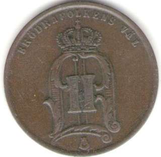 SWEDEN COIN 5 ORE 1876 KM 516 XF  