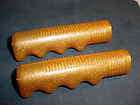 BICYCLE GRIPS COPPER TONE / GOLD GLITTER RAT ROD 