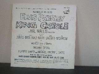 EP 7 Jacket ELVIS PRESLEY King Creole Vol 1 EPA 4319  