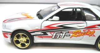 Motor Max Nissan Skyline GT Racing White 1/24  