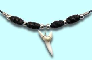 Mako 1 & 1/4 Shark Tooth & Bone Necklace  
