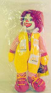 Ronald Mcdonald Doll Mint Wrapped  
