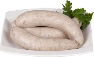 78EUR/1kg) Schlesische Semmelwurst / Wellwurst (hell  