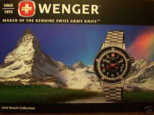 WENGER WATCH GUIDE MILITARY RACE CAR NAVY SEAL DIVER  