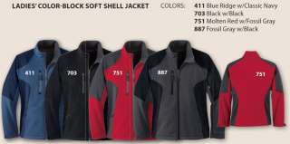 NORTH END™ LADIES COLOR BLOCK SOFT SHELL JACKET  