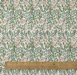 William Morris Sweet Briar 54 x 42 Floral Cotton Curtains  