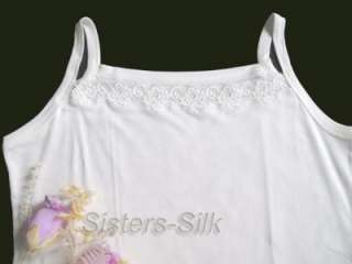 Ladys Knitted Silk Camisole S~XL #AF392 ●Free p&p  