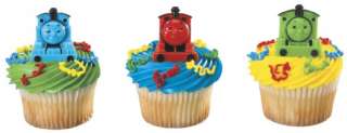THOMAS The TRAIN and FRIENDS CUPCAKE RINGS PARTY FAVORS  