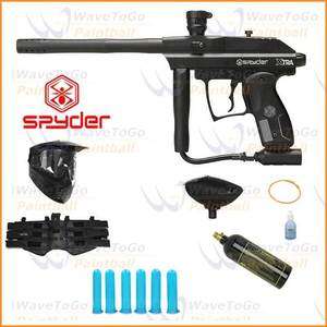 Spyder Kingman 2012 Xtra Paintball Marker Gun 6+1 Package   Black 5878 