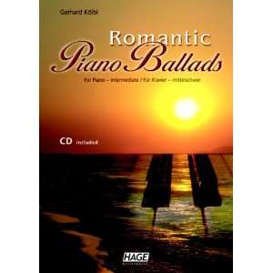 Romantic Piano Ballads 18 romantische Pop Balladen, mittelschwer 