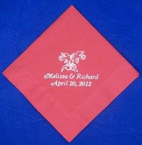250 Personalized Luncheon Napkins custom printed  