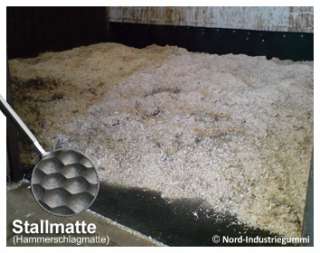 3m² Stallmatte Stallmatten Gummi 1,65m x 1,82m, 8mm  HS  