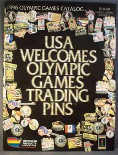 1996 IMPRINTED PRODUCTS OLYMPIC GAMES PIN CATALOG VOL 3  