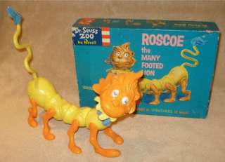 Dr. Seuss Zoo 1959 Revell model kit ROSCOE the Many Footed Lion  