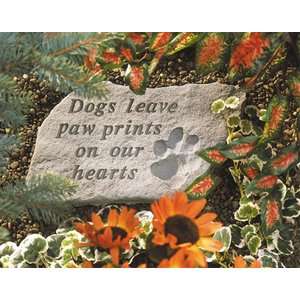 Dogs Leave Paw Prints   Dog Garden Stone   