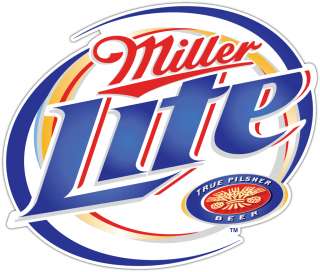 Miller Lite Beer Alcohol Bar Bumper Sticker Decal 5X4  