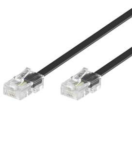 ISDN Telefonkabel RJ45 (8P4C) schwarz 10 m 4040849502576  