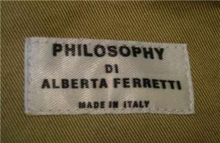 THIS IS A BEAUTIFUL PHILOSOPHY DI ALBERTA FERRETTI MADE IN ITALY 