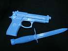 Training Gun B type in blue with training knife