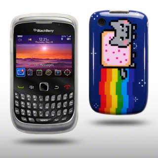 TPU GEL CASE / COVER FOR BLACKBERRY CURVE 3G 9300 / 8520   NYAN CAT 